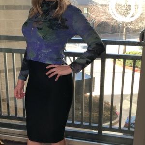St Johns Bay Crop Top Sheer with Long sleeves